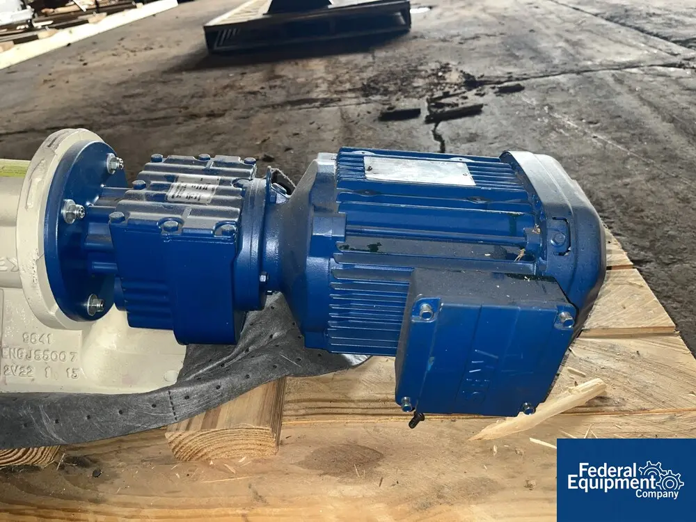 1.5" Mouvex #2PSLC1-2-3, Eccentric Disc Pump, Trans316Ti, 2 HP, 230/460 V., Stainless Steel - Image 6