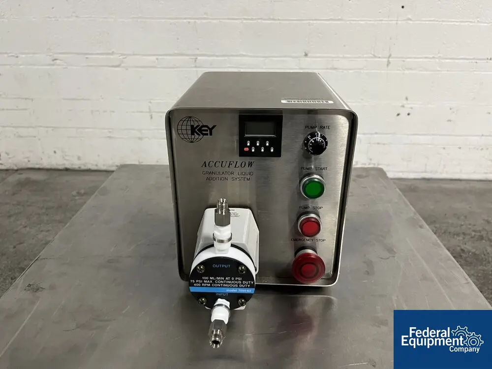 Key Accuflow #KG-5, Liquid Pump, 100 ml/min capacity, head 7090-62, 110 V., controls - Image 3