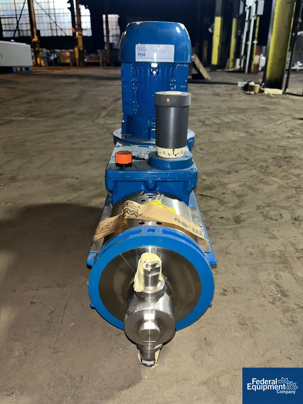 PCM #P31S8TE65, Plunger Dosing Pump, Stainless Steel head, 1.6 GPH, 0.8 HP, 460 V., 2007 - Image 3