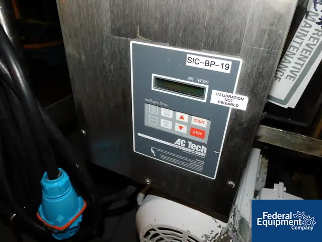 Waukesha Cherry Burrell #18OU2, Positive Displacement Pump, Stainless Steel, 3" in/out, 6:1 gearbox, 10 HP - Image 3