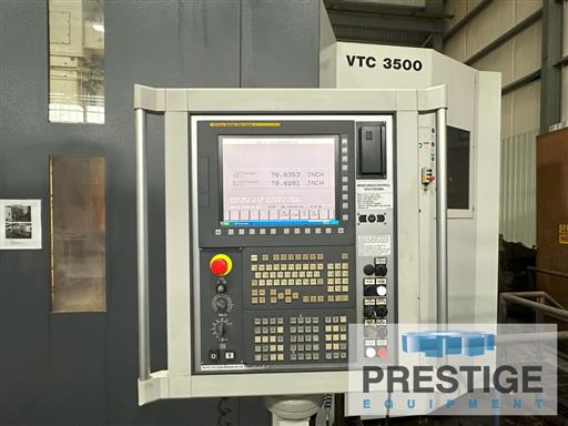 Giddings & Lewis #VTC-3500, CNC Vertical Boring Mill, 140" Table diameter, 145.7" Swing, 137.8" Chuck, 100 - Image 2