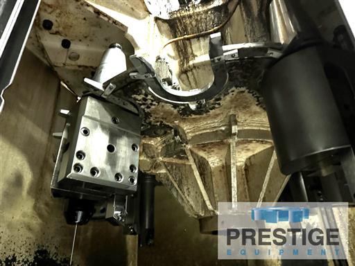 Giddings & Lewis #VTC-60, CNC Vertical Boring Mill w/2 Rams, 4-Axis, 60" Table diameter, 72" Swing, 60" 3-Jaw - Image 4