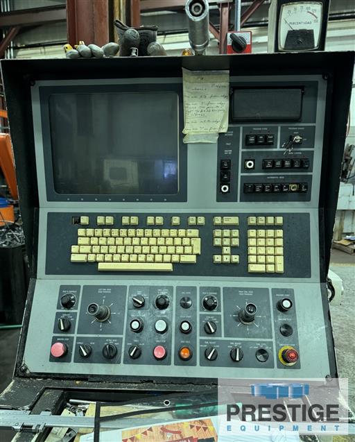 Giddings & Lewis #VTC-60, CNC Vertical Boring Mill w/2 Rams, 4-Axis, 60" Table diameter, 72" Swing, 60" 3-Jaw - Image 7