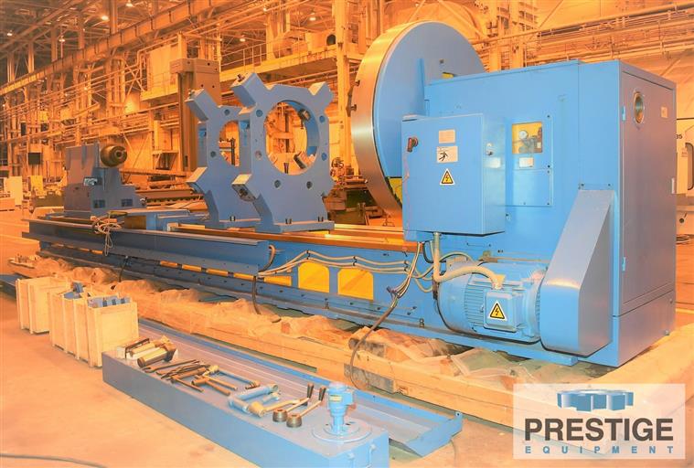 56.7" x 315" Tru-Turn #1440/8M, Lathe, 43.3" width Guide Way, 5.11" Bore, 49.2" diameter Face Plate, 40 HP - Image 5