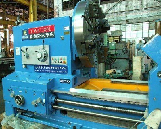 50.8" x 236.2" Tru-Turn #1290/6M, Manual Lathe, New, 43.3" width Guide Way, 5.12" Spindle Hole, 49.2" - Image 3