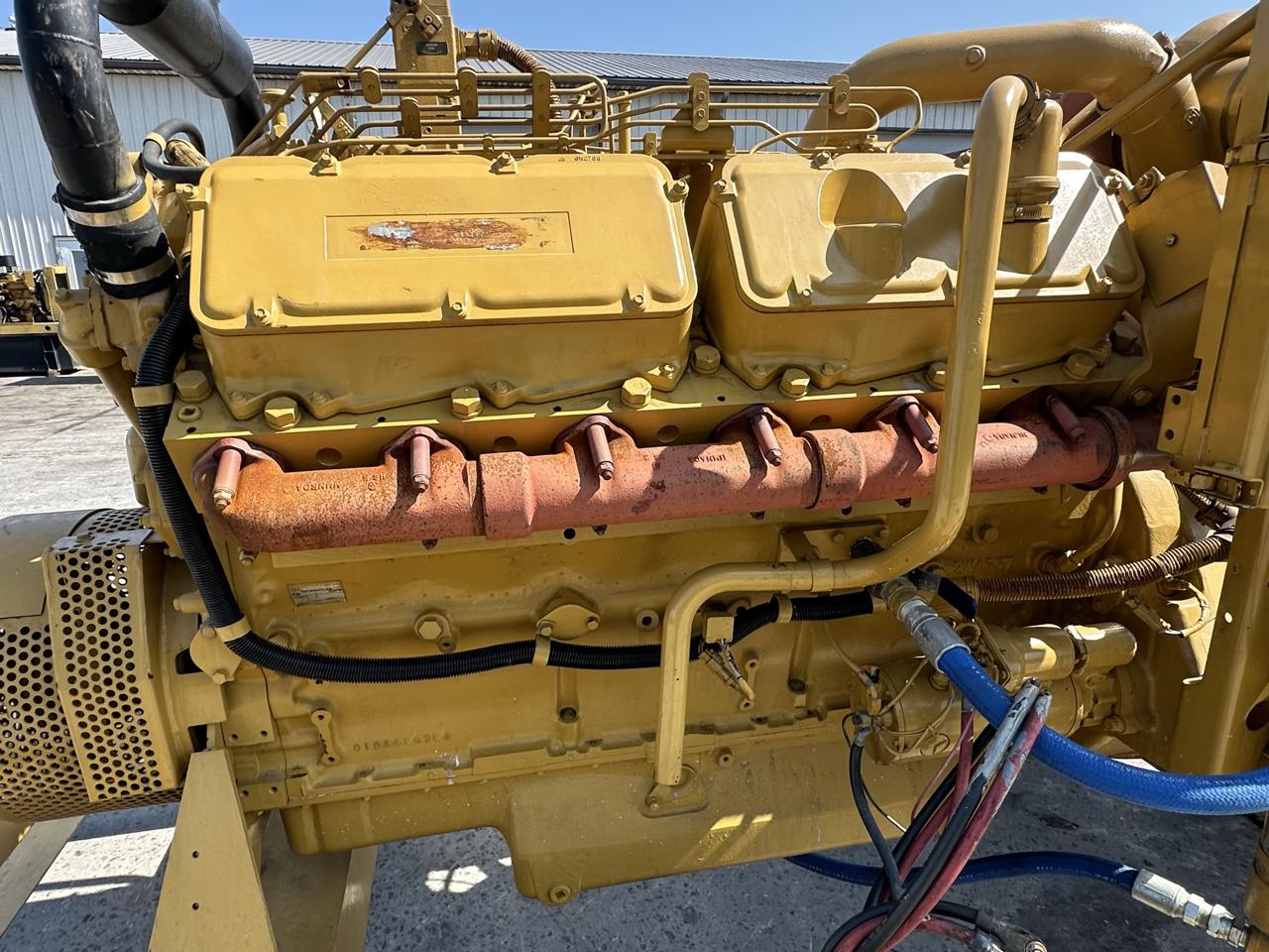 500 KW Caterpillar #3412, diesel generator set, remote electric drive radiator, 480 Volts, 720 hours, 1995 - Image 8