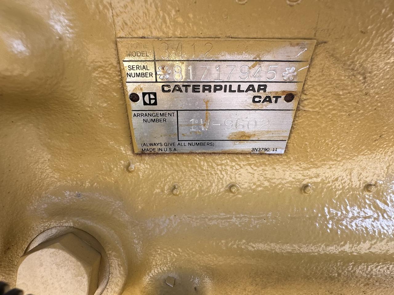 500 KW Caterpillar #3412, diesel generator set, remote electric drive radiator, 480 Volts, 720 hours, 1995 - Image 9