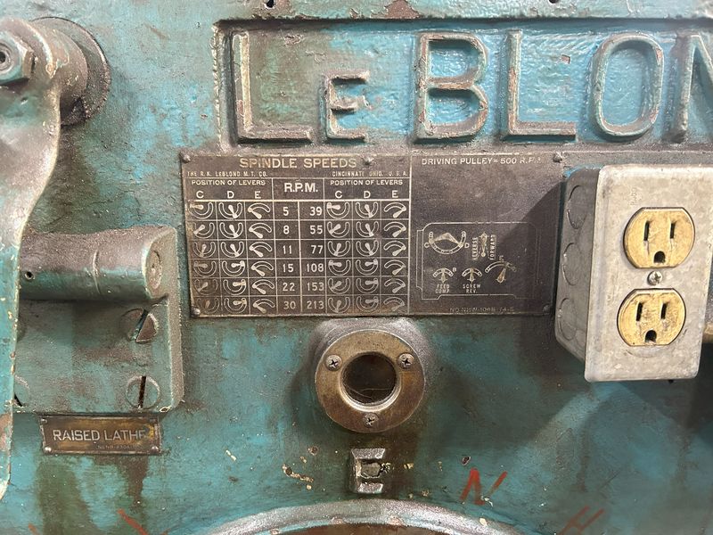 42" x 240" LeBlond, hollow spindle engine lathe, 12" thru hole, 4-jaw 36" chuck, 3-jaw 24" chuck, 20 HP - Image 4