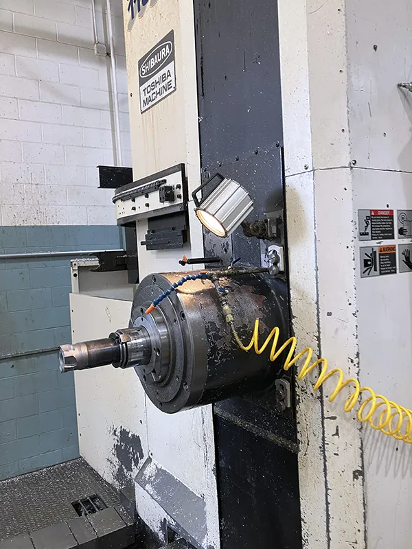 4.33" Toshiba #BTD-110-R16, horizontal boring mill table type, 38 automatic tool changer, 78.8"X, 59.1"Y, 57" - Image 6