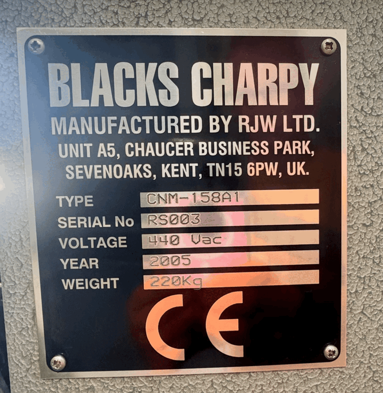 Blacks Charpy #CNM-158A1, specimen milling machine - Image 7