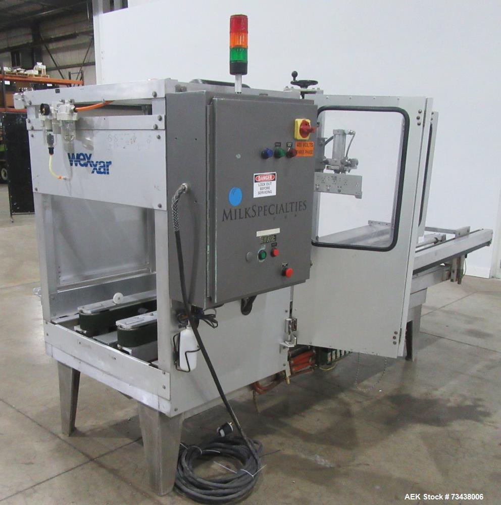 Wexxar #WFT-S, Automatic Case Former, 6-17" x 7-22" x 6-20", 2.5" tape head, AB Micrologix PLC - Image 3
