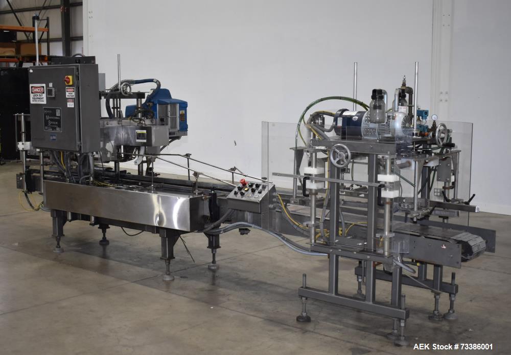 Hamrick #CS130, Glue Case Sealer & Lock-Tab Breaker, 25 CPM, Nordson ProBlue 7, 1 HP vacuum pump, AB PLC - Image 2