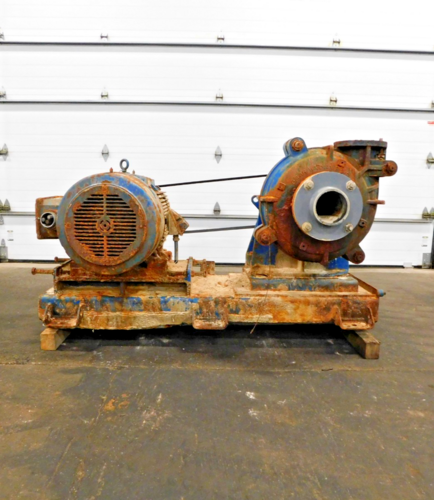 Warman #6/4AH, slurry pump, 150 HP motor, 1785 RPM, 460 V. - Image 1