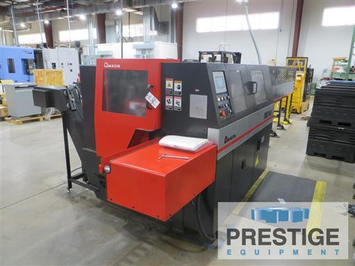 Amada #CMII75DG, carbide high speed circular saw, CNC controlled, Dyna Guide cutting head, coolant system - Image 2