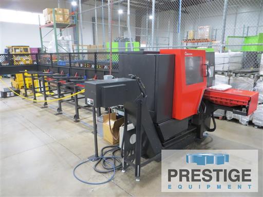 Amada #CMII75DG, carbide high speed circular saw, CNC controlled, Dyna Guide cutting head, coolant system - Image 4