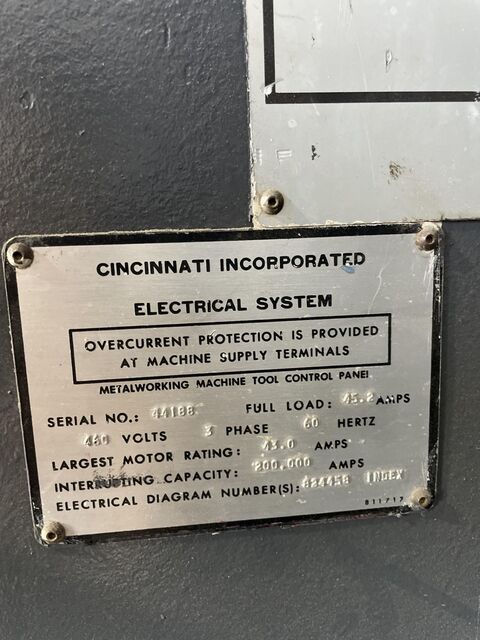 175 Ton, Cincinnati #Autoshape, 10' overall, 1032" between housing, 10" stroke, 17" open, 7" Shut Height, 48" - Image 4