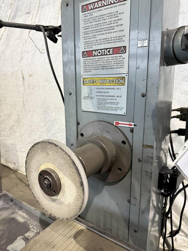 6" x 12" Parker Majestic #2Z, surface grinder, 7" x 5/8" x 1-1/4" wheel, 3600 RPM, 2 HP, 1999 - Image 7