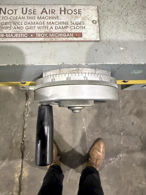 6" x 12" Parker Majestic #2Z, surface grinder, 7" x 5/8" x 1-1/4" wheel, 3600 RPM, 2 HP, 1999 - Image 8