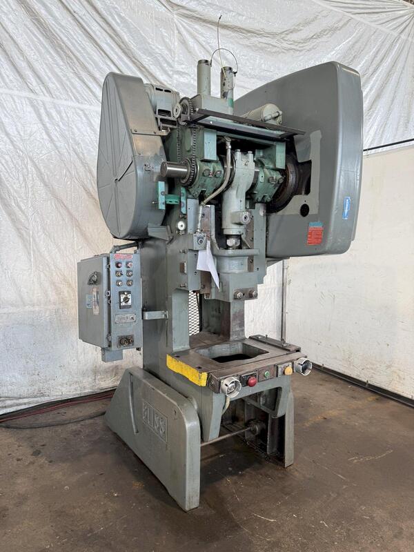 45 Ton, Bliss #C-45, Back Gauge OBI press, 3" stroke, 12.25" Shut Height, 3" adj., 50 SPM, 29" x18" bed - Image 1