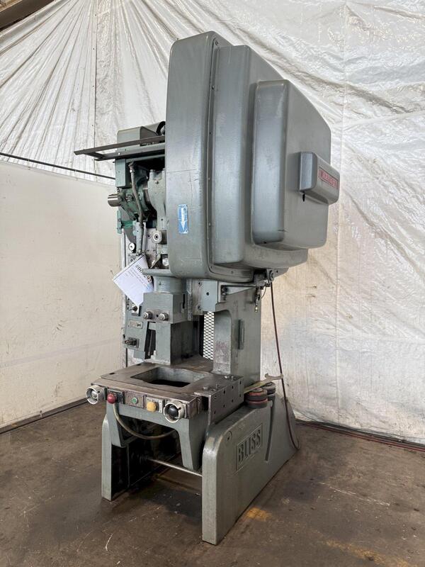 45 Ton, Bliss #C-45, Back Gauge OBI press, 3" stroke, 12.25" Shut Height, 3" adj., 50 SPM, 29" x18" bed - Image 2