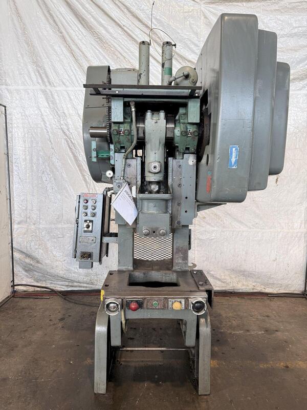 45 Ton, Bliss #C-45, Back Gauge OBI press, 3" stroke, 12.25" Shut Height, 3" adj., 50 SPM, 29" x18" bed - Image 3