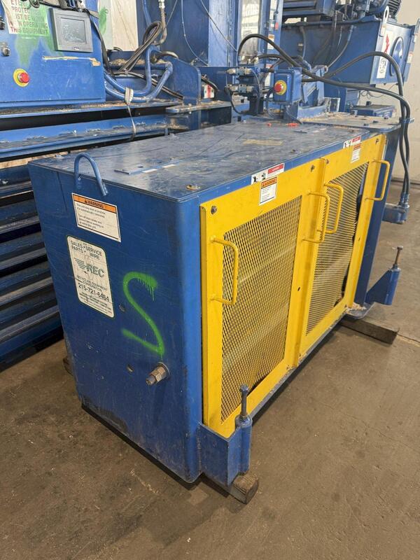 American #PAC40297T20, 30" x 48" x 72" auto-tie horizontal baler system, 7" x 78" cylinder bore, 40" x 27" - Image 9