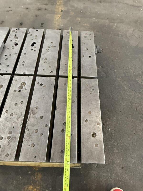 36" L x 29-1/2" width Devlieg, bolster plates, 5.5" centers, 5 t-slots - Image 5