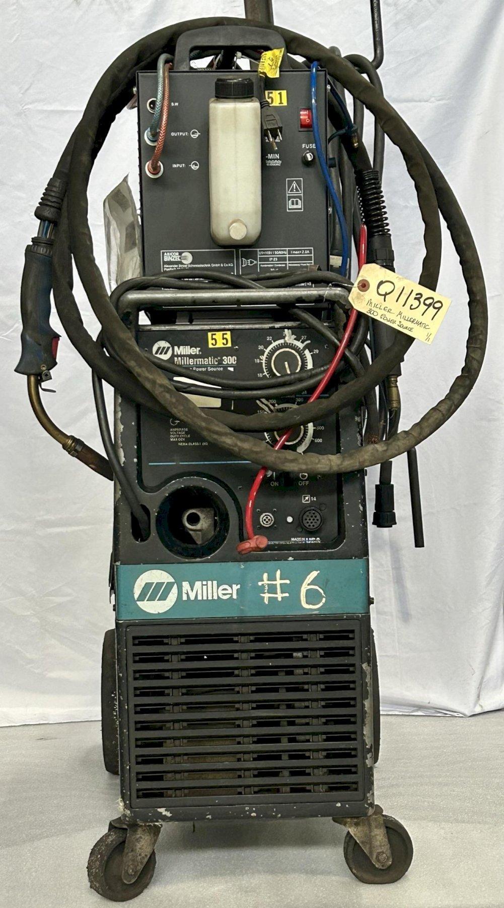 Miller #Millermatic-300, CV/DC mig welder, 300 amps., 200/230/460 V., 3-phase, 1998 - Image 1