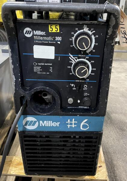 Miller #Millermatic-300, CV/DC mig welder, 300 amps., 200/230/460 V., 3-phase, 1998 - Image 2