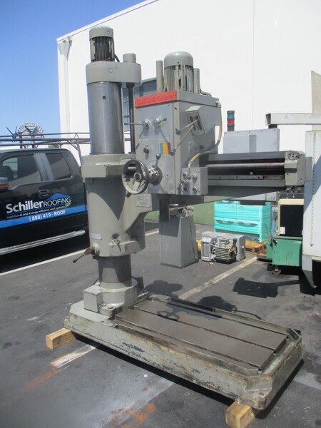 4' -12" Clausing, radial drill - Image 2