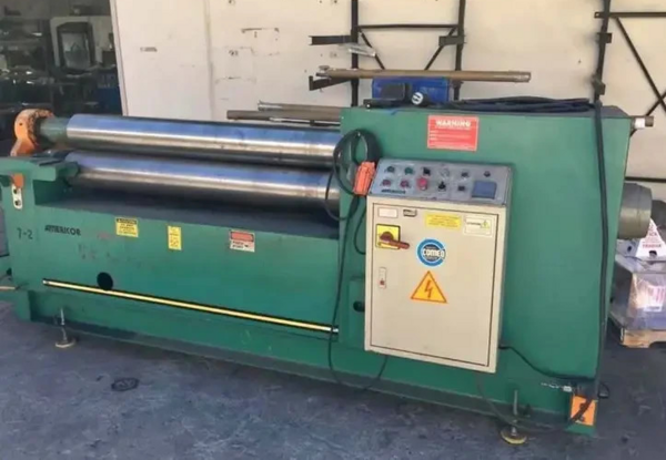 60" x 1/4" Americor / Lemas #LH-200/5, hydraulic plate roll, 7.87" diameter roll, 2007 - Image 1