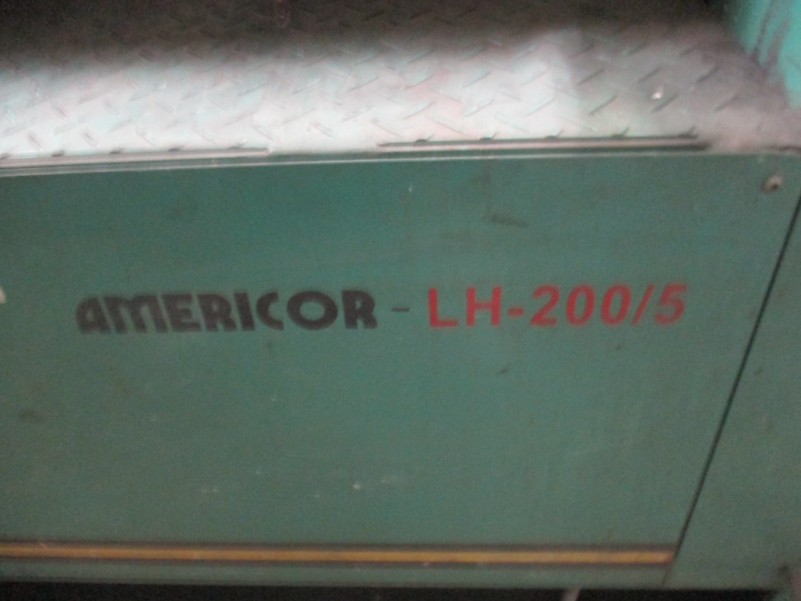 60" x 1/4" Americor / Lemas #LH-200/5, hydraulic plate roll, 7.87" diameter roll, 2007 - Image 5