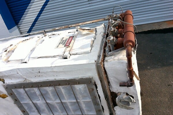 Stainless steel dust collector, pulse type, 5 HP Spencer S24203B centrifuge blower - Image 3