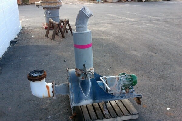 Stainless steel dust collector, pulse type, 5 HP Spencer S24203B centrifuge blower - Image 8