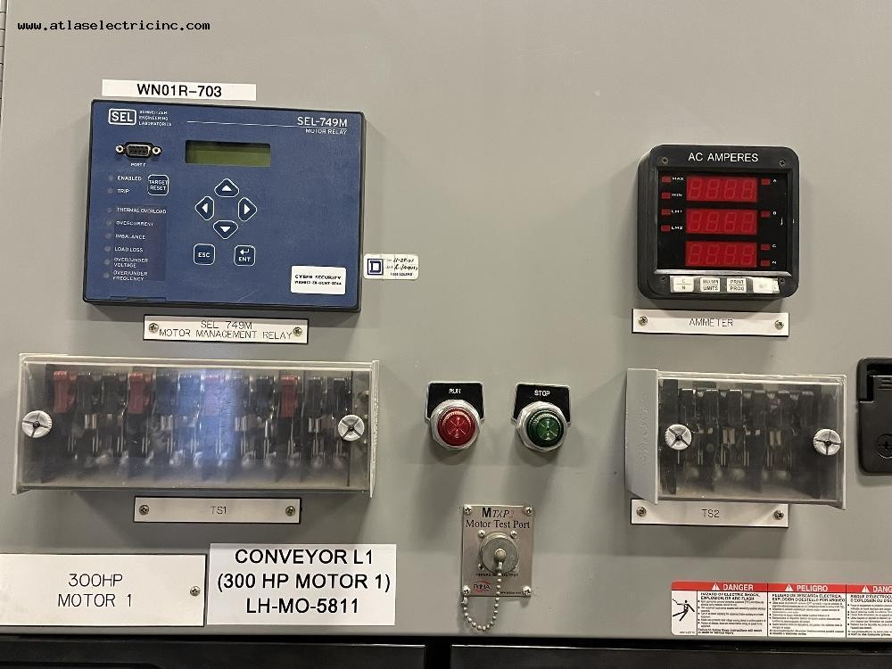 400 Amps, Square D, MotorPact, 3 sections of 400 Amp 7200 Volts Motor Starters - Image 2