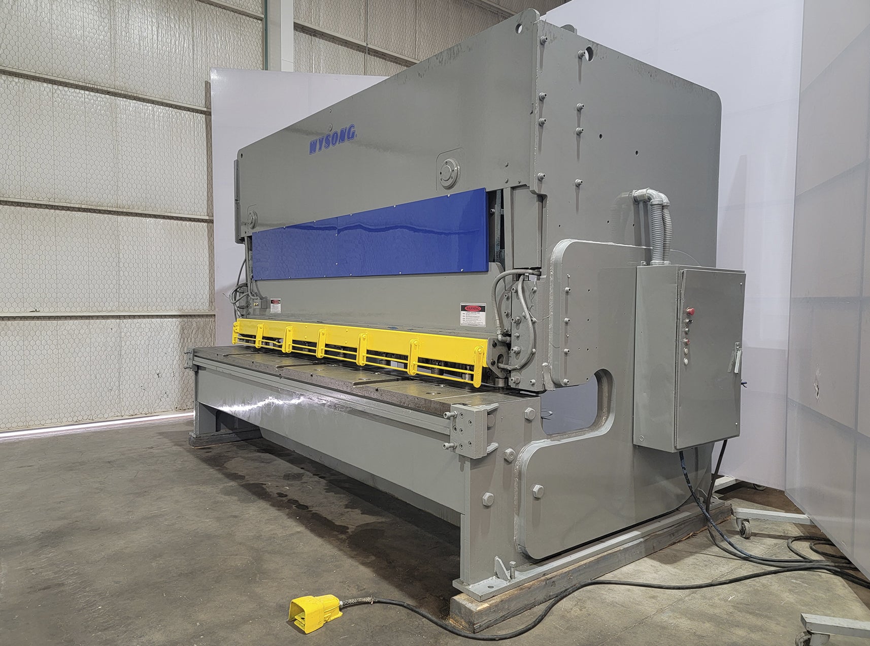1/2" x 12' Wysong #5012, hydraulic shear, 21" throat, 30 HP - Image 1