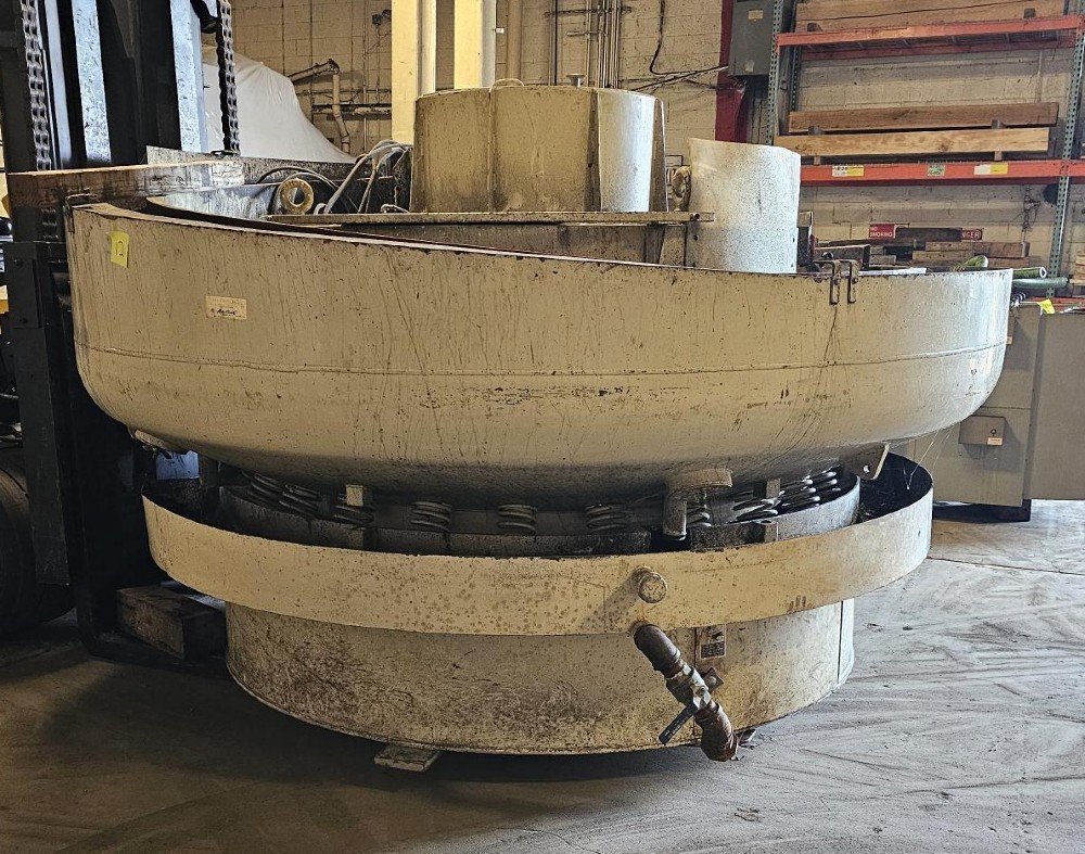 15 cu.ft. Roto-Finish #MP-120-8-2, multi pass vibratory bowl finishing machine, 120" outside dimension, 79" - Image 1