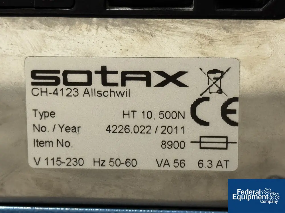 Sotax #HT10. 500N, Tablet Hardness Tester, 115/230 V., 2011 - Image 2