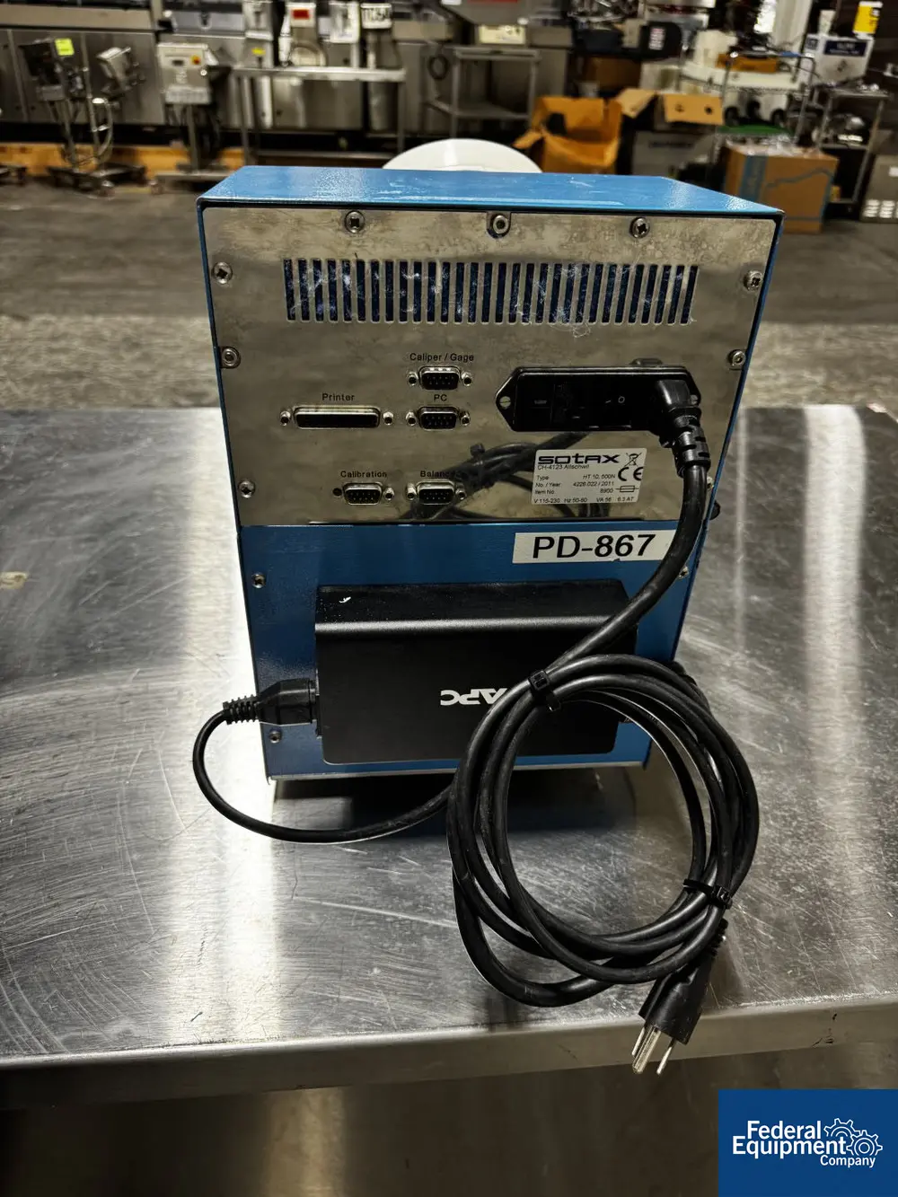 Sotax #HT10. 500N, Tablet Hardness Tester, 115/230 V., 2011 - Image 4
