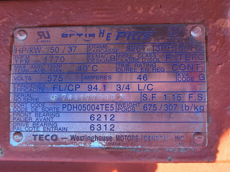 Armstrong #4380, vertical inline pump, 50 HP - Image 2
