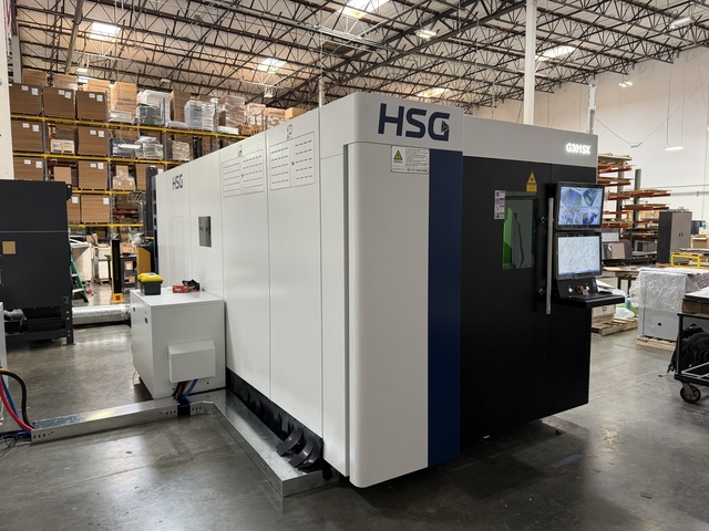 HSG #G3015X-20K, fiber laser, 5' x10'tbl., 20000 watt, shuttle table, chiller, dust collector - Image 6