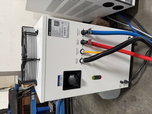 HSG #G3015X-20K, fiber laser, 5' x10'tbl., 20000 watt, shuttle table, chiller, dust collector - Image 7