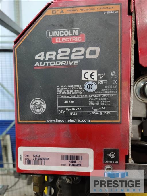 Lincoln Electric Welding System wtih Fanuc ArcMate 120ic 6-Axis Robot, 71.29" robot reach, 2015 - Image 4