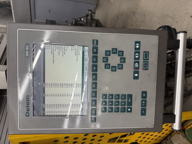 75 Ton, Accurpress #Absolute-37510, CNC hydraulic press brake, Delam DA-56 Control, 10' overall, 106" between - Image 3