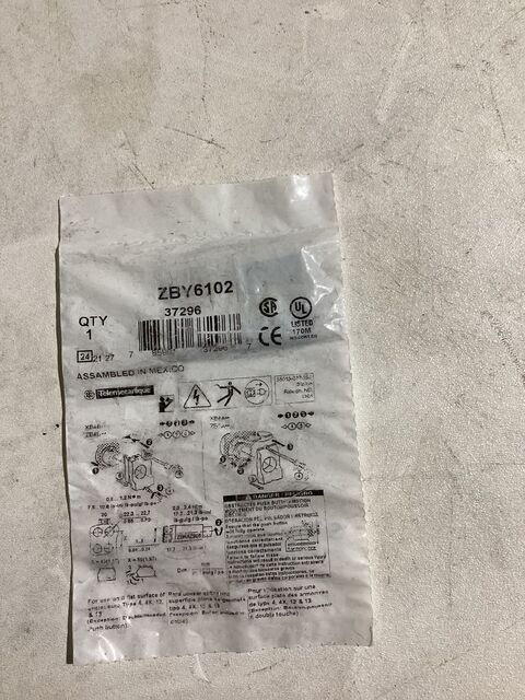 Schneider zby6102 legend holder for push button used - Image 2
