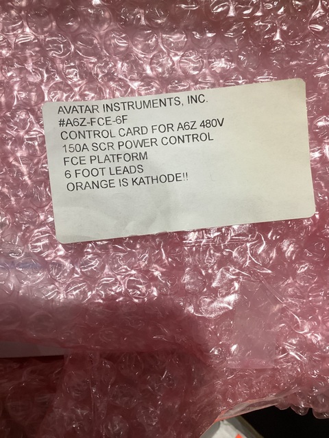 Avatar instruments inc a6z-fce-6f control module used - Image 3