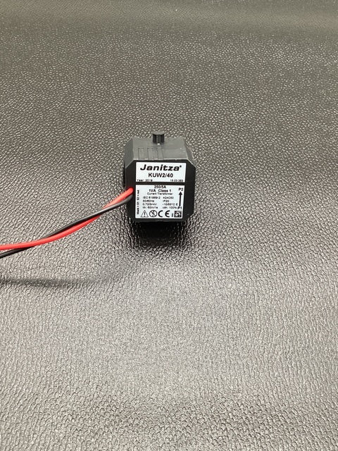 JANITZA KUW2/40 250/5A, 1VA Current Transformer USED - Image 1