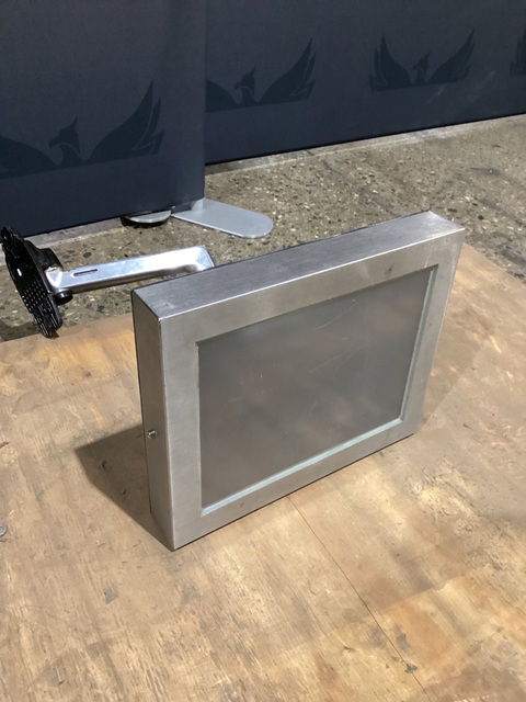 Acnodes pch8150 stainless steel panel pc lcd monitor used - Image 1