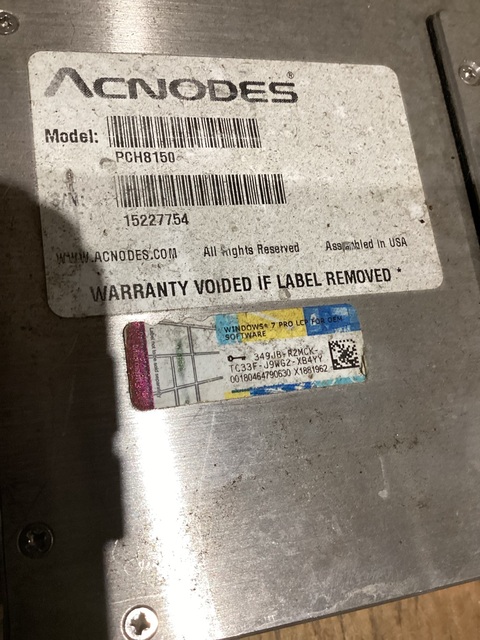 Acnodes pch8150 stainless steel panel pc lcd monitor used - Image 6