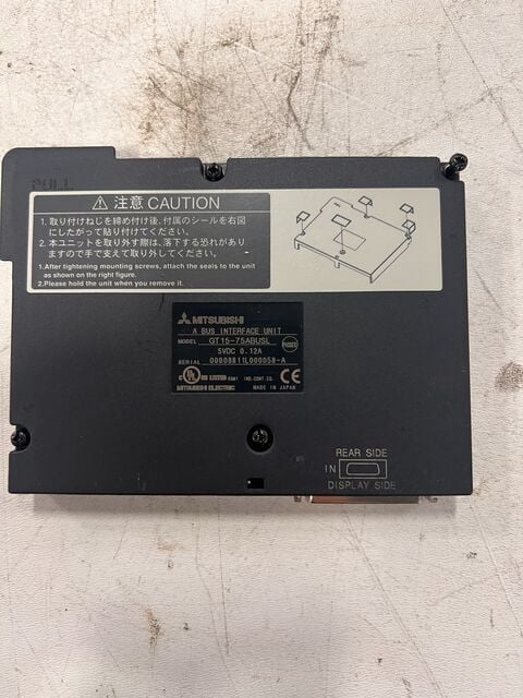 Mitsubishi gt15-75abusl hmi and interface panels used - Image 1